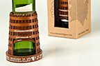 Prtico porta garrafa (375ml)
